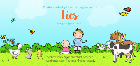Kaart binnenkant