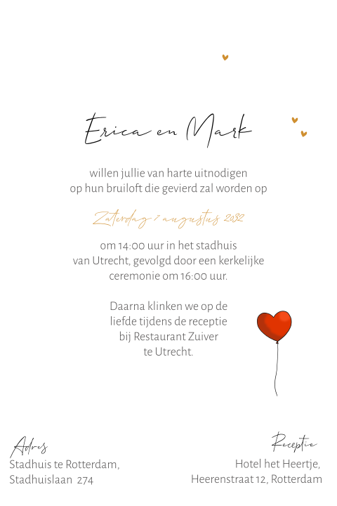 Kaart binnenkant