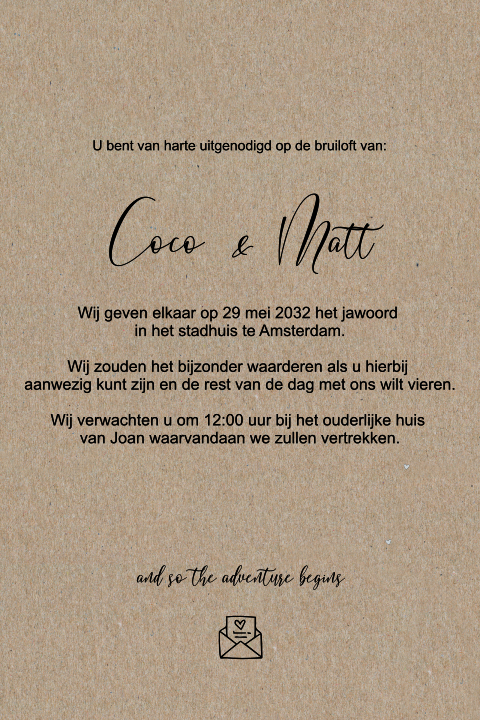 Kaart binnenkant