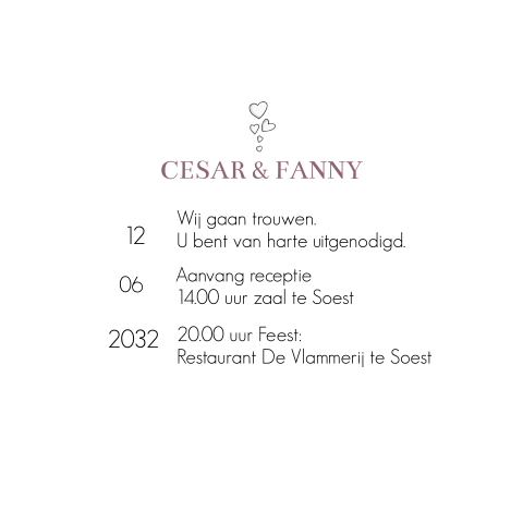 Kaart binnenkant