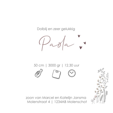 Kaart binnenkant