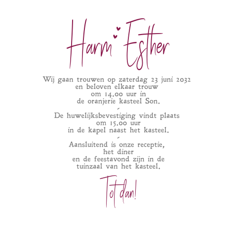 Kaart binnenkant