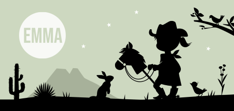 Cowgirl prairie tipi paard cactus