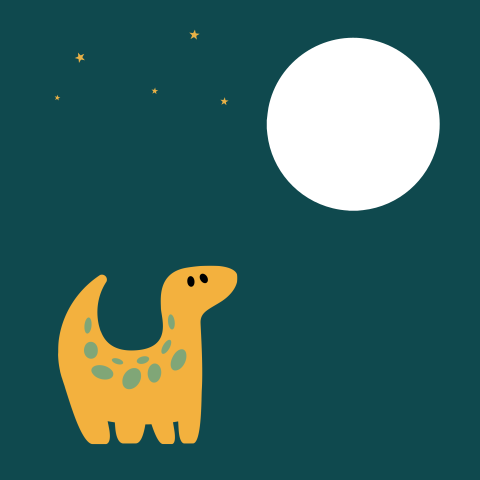 geboortekaartje dino doorkijkje geel donkerblauw