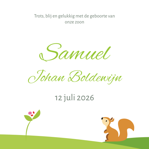 Kaart binnenkant
