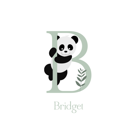 panda-letter-typografie-initiaal