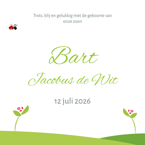 Kaart binnenkant