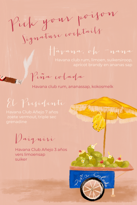 Menukaart Latin American