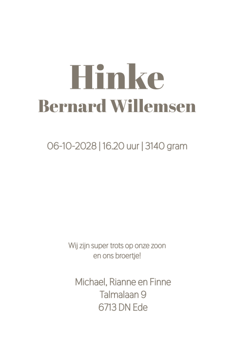 Kaart binnenkant