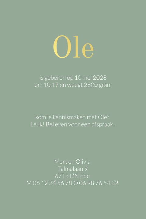 Kaart binnenkant