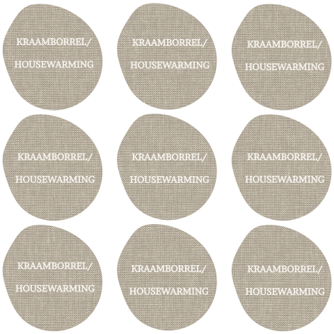 kraamfeest kaartjes organische vorm