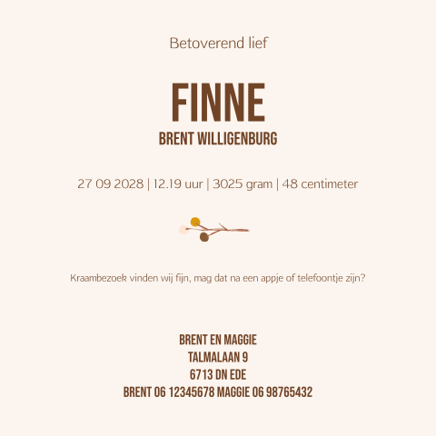 Kaart binnenkant