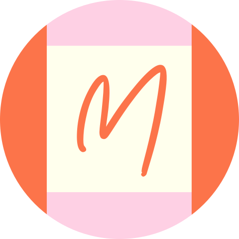 Sluitzegel oranje/roze met letter