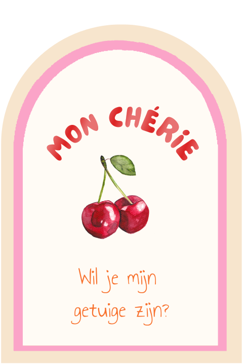 Getuigenkaartje kers