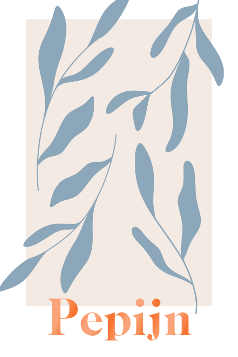 Geboortekaartje Takjes blauw oranje