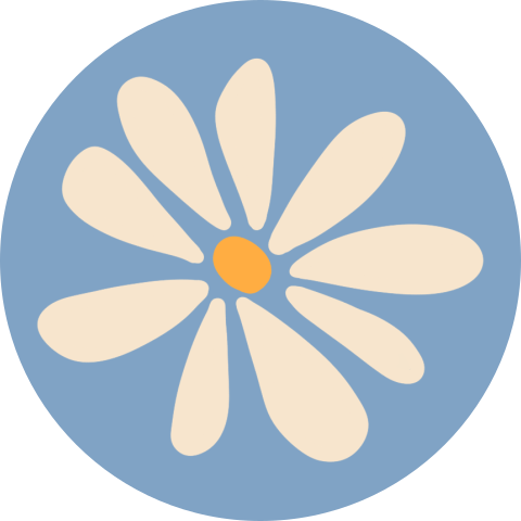 Sluitzegel madelief bloem