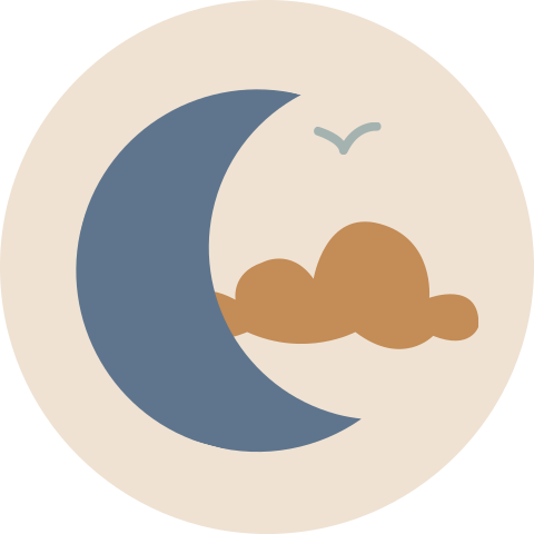 Sluitzegel Maan & wolk