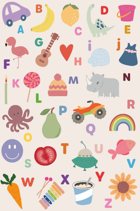 Alfabet poster
