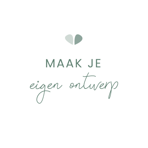 Hartje vorm - enkel
