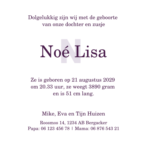 Kaart binnenkant