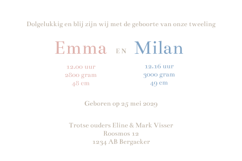 Kaart binnenkant