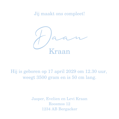Kaart binnenkant