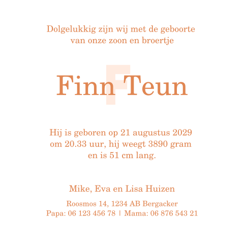 Kaart binnenkant