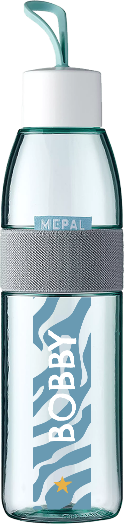 Mepal Ellipse waterfles met naam en ster