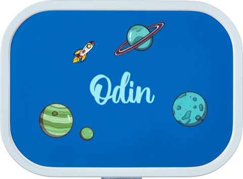Mepal lunchbox Campus met naam en planeten