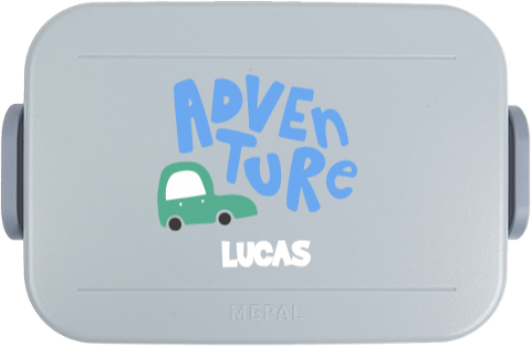 Mepal lunchbox To Go met naam en auto