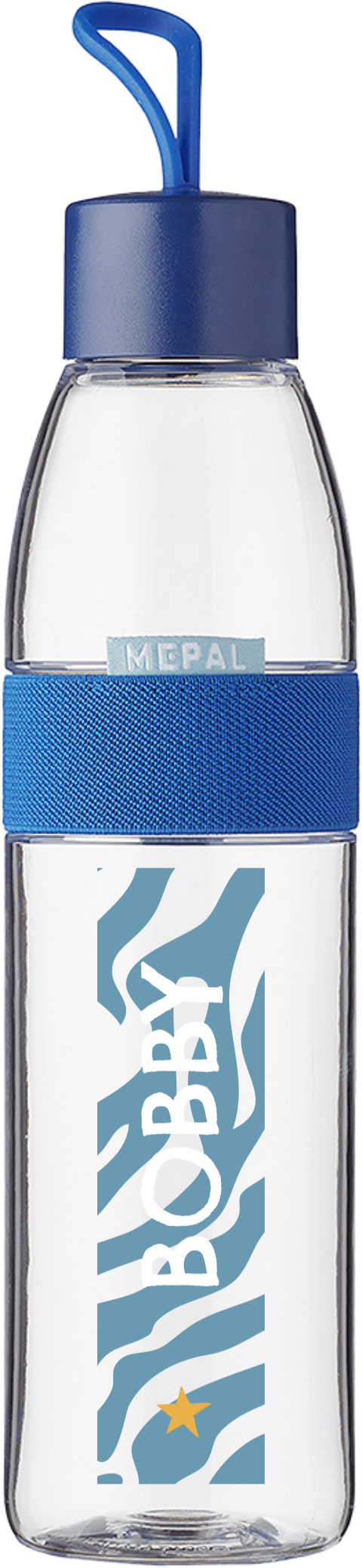Mepal Ellipse waterfles met naam en ster