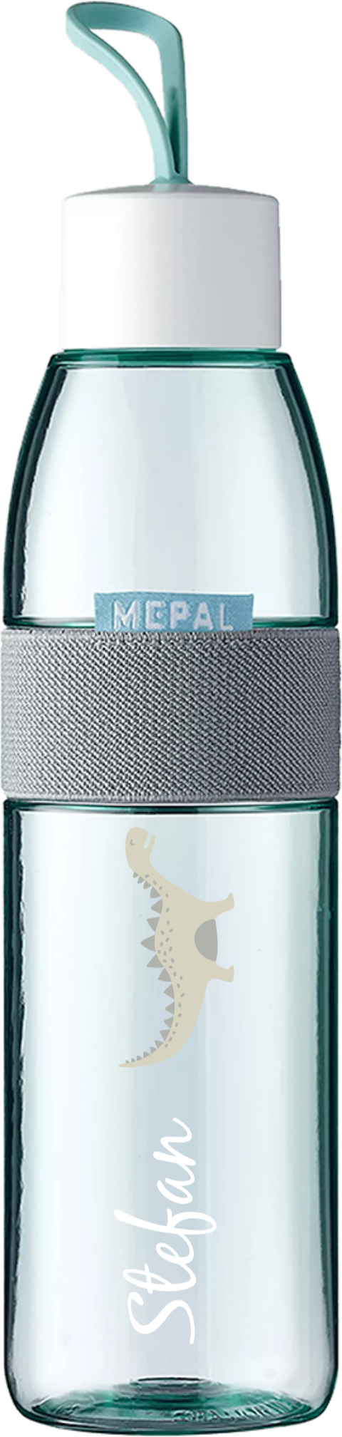 Mepal waterfles Ellipse met naam en dino