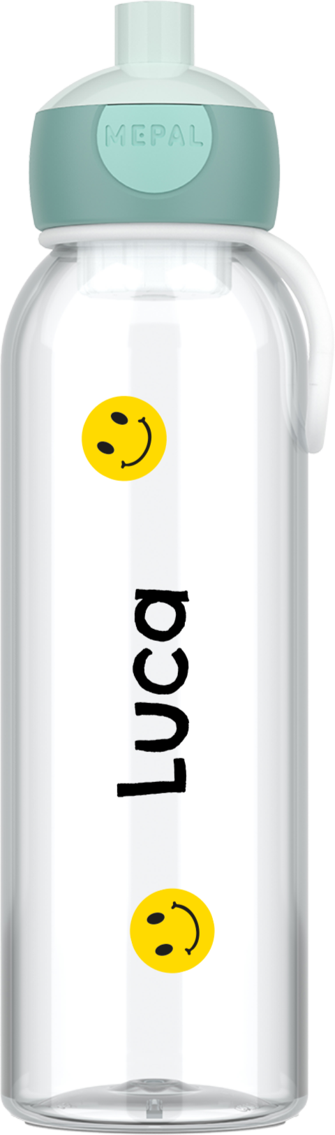 Mepal waterfles Campus met gele smileys en naam