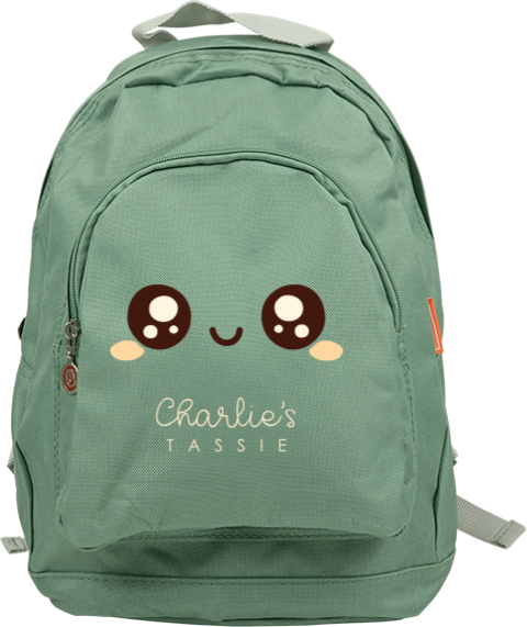Lieve rugzak junior met kawaii-gezicht