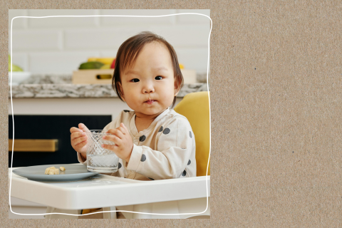 Faire-part de baptême à créer avec 1 photo, aspect kraft