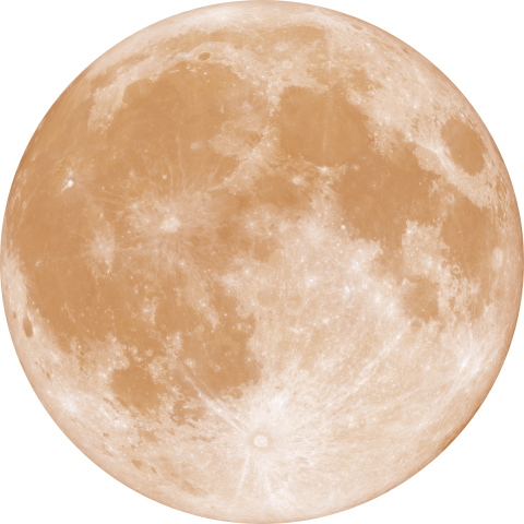 Cercle Alu-Dibond Lune