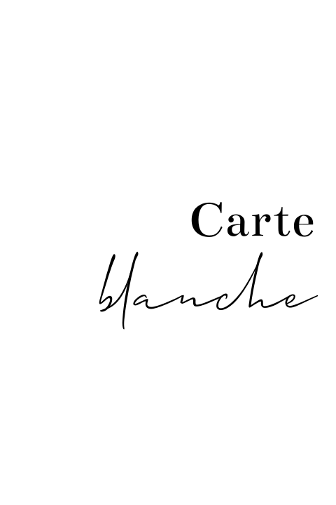 Carte d'invitation double en format portrait à personnaliser