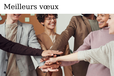 Carte de Noël en format paysage avec une image personnelle