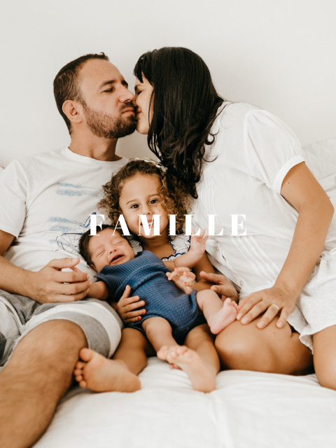 Affiche avec photo de famille