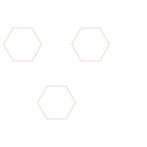Décoration murale hexagonale à créer soi-même