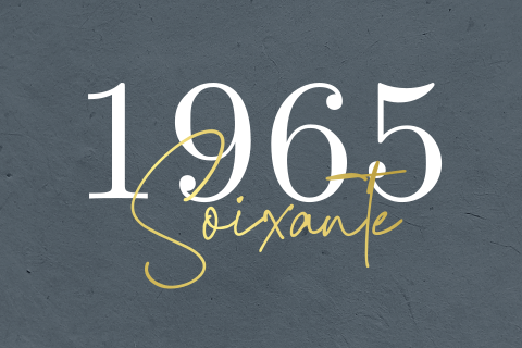 Carte d'invitation simple et sophistiquée pour le 60e anniversaire