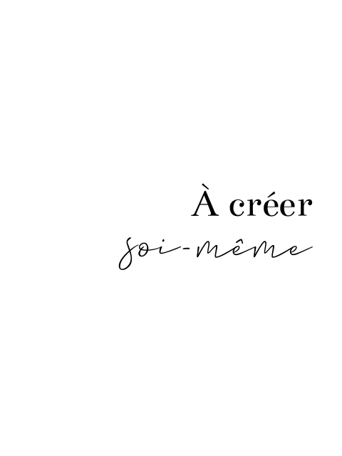 Créer soi-même une affiche en format portrait