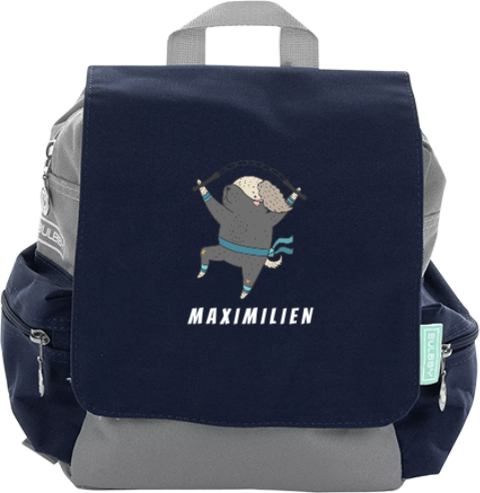 Sac à dos avec ninja et prénom