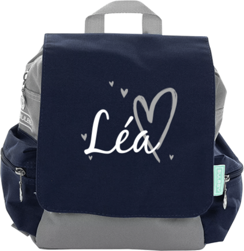 Sac à dos avec une envolée de coeurs