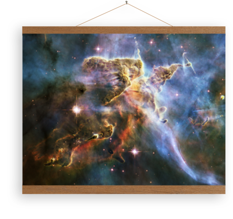Toile avec une brume vue au télescope de la NASA