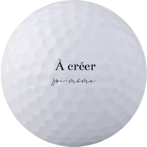 Balle de golf logoté