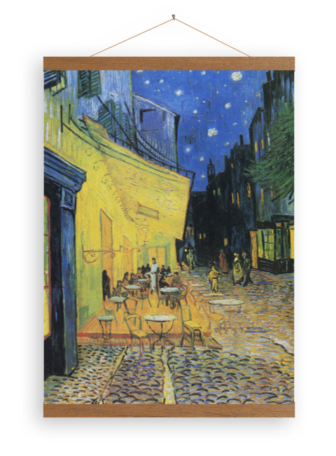 Toile - Terrasse du café le soir de Vincent van Gogh