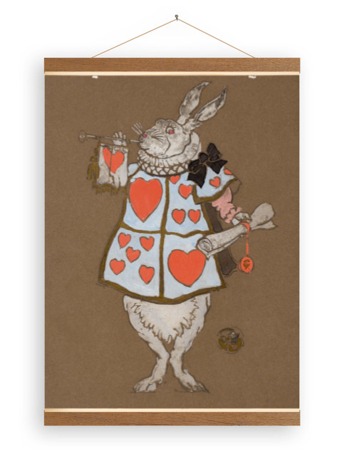Toile - Lapin blanc par Henderson