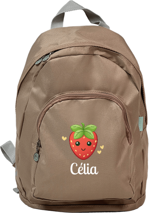Sac à dos Junior avec fraise et coeurs