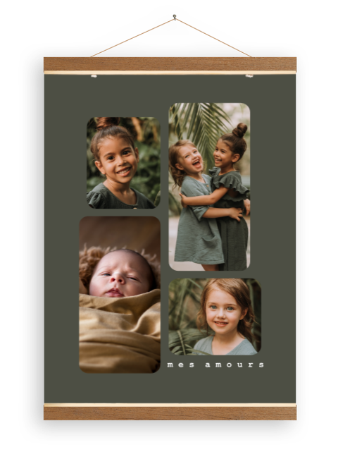Toile à personnaliser avec des photos